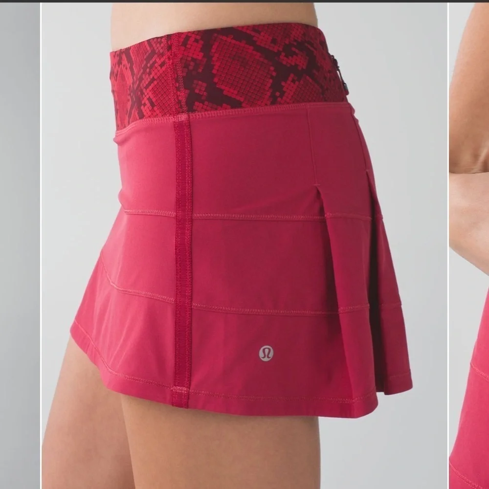 Lululemon Cranberry Pace Rival Skirt 4 Regular - Picture 5 of 10